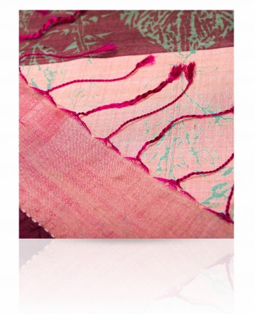 Шарф Женский SN-EMB.PRINT/RED